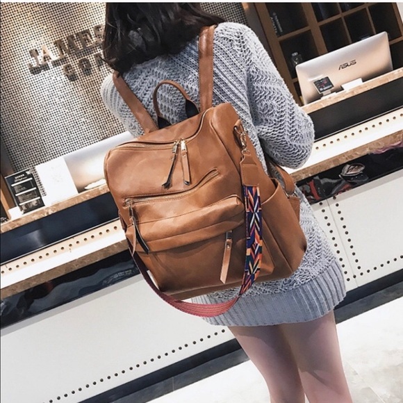 ‘LIMA’ Vegan Leather Backpack - Picture 5 of 6